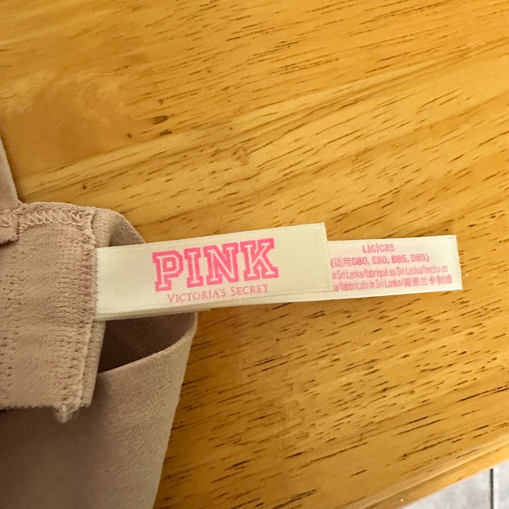 “Pink” Tan Triangle Bra - Picture 6 of 6